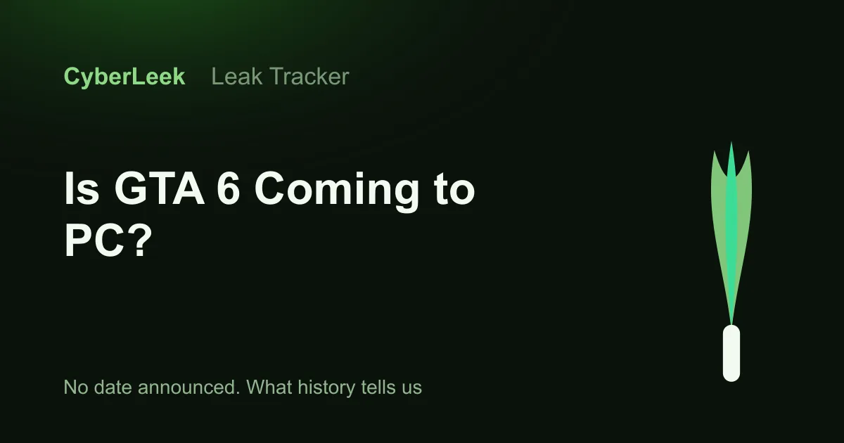 Is GTA 6 coming to PC — platforms and release date analysis